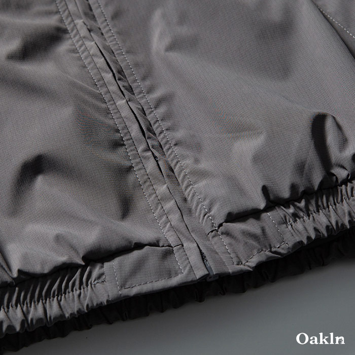 防風 軽量 速乾 スタンドカラー ブルゾン メンズ ラグランスリーブ ゆったり 体型カバー ライトアウター シンプル-Oakln