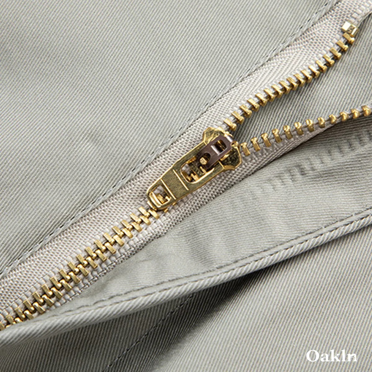 なめらかなリヨセルコットン混紡素材 アイロンいらず ビジネスカジュアル対応 スラックス-Oakln