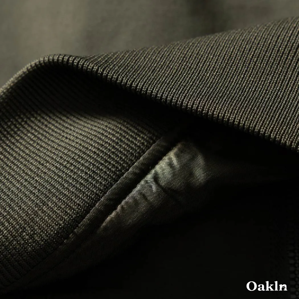 MA-1 ジャケット メンズ 撥水防風 軽量 ライトアウター ゆったり 体型カバー 春秋仕様 カジュアル-Oakln