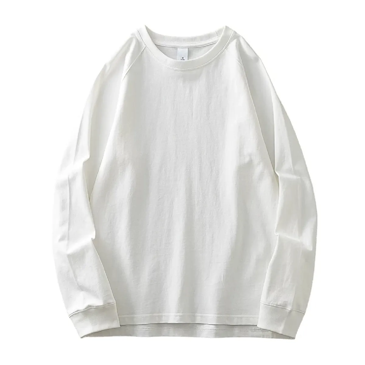 300gヘビーウェイトコットン ラグラン長袖Tシャツ 抗菌加工 すっきり見えシルエット-Oakln