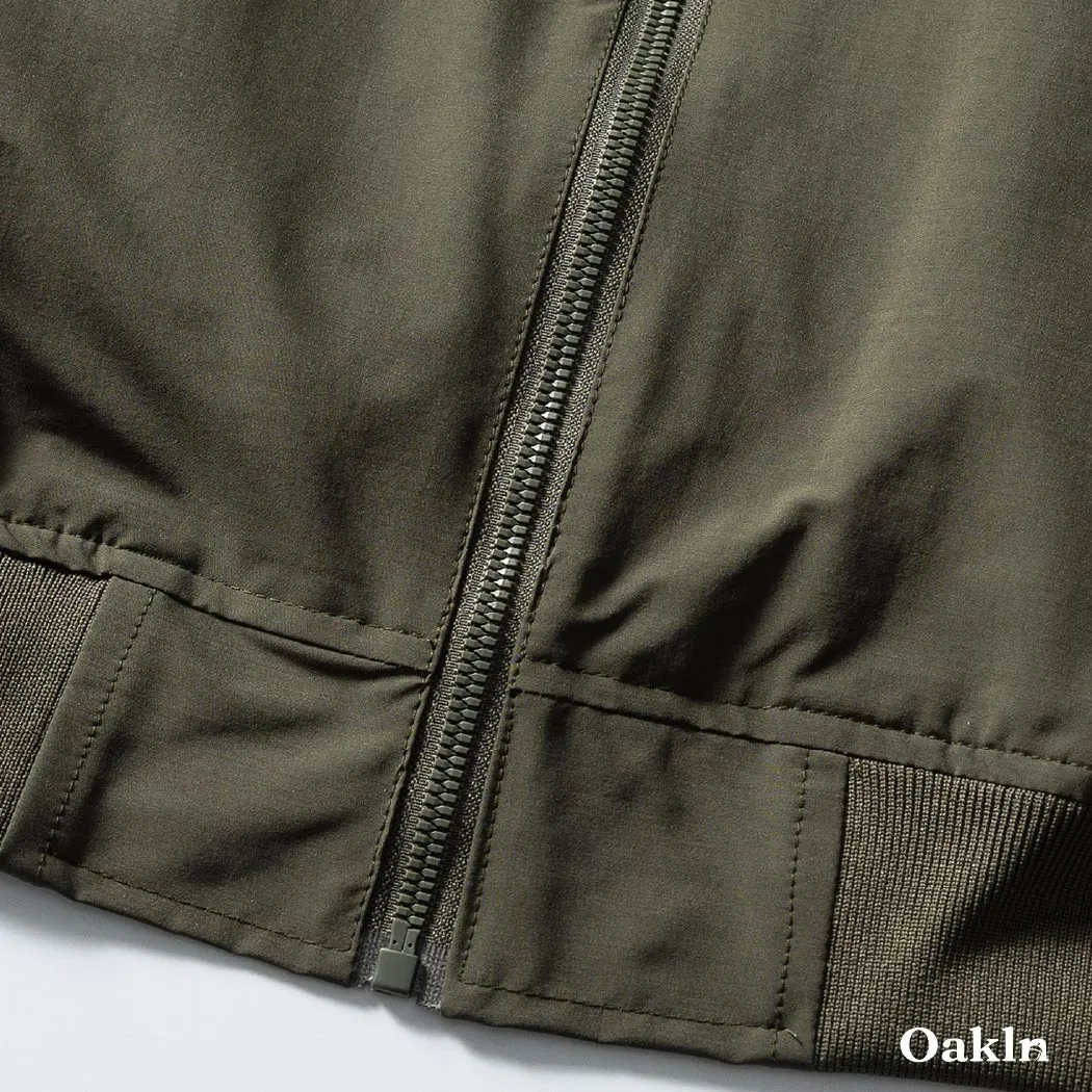 MA-1 ジャケット メンズ 撥水防風 軽量 ライトアウター ゆったり 体型カバー 春秋仕様 カジュアル-Oakln