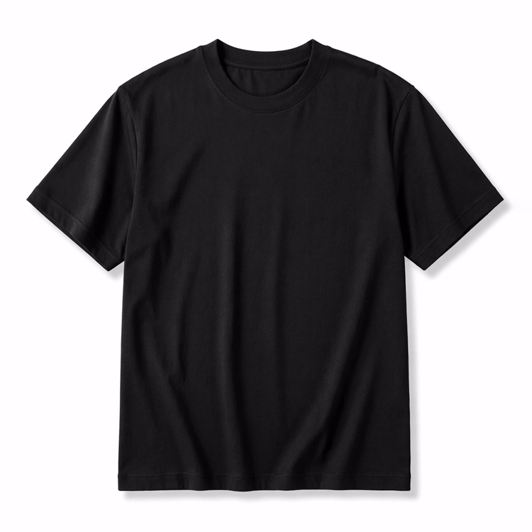 シルク混 ビジネスカジュアル 着回しやすい イージーケア 接触冷感ニットTシャツ