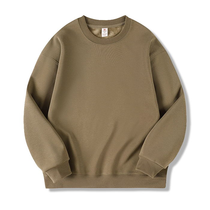 裏起毛無地クルーネックスウェット