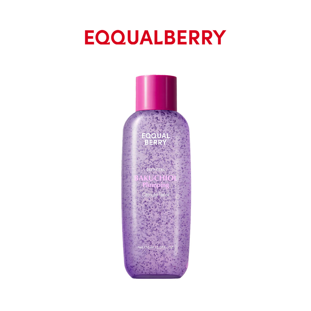 【台灣現貨】EQQUALBERRY 補骨脂酚豐盈膠囊爽膚水150ml 緊緻肌膚 長效保濕 彈潤肌膚 修護 溫和不刺激