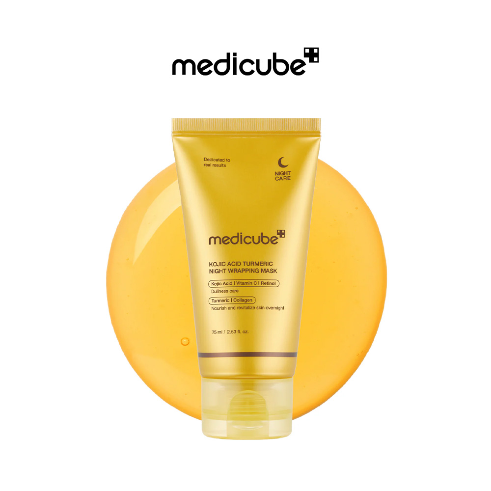 【台灣現貨】Medicube 全能麴酸薑黃撕拉面膜75ml 夜間修護撕拉面膜 睡眠面膜 提亮 膚色均勻 緊致肌膚 保濕 