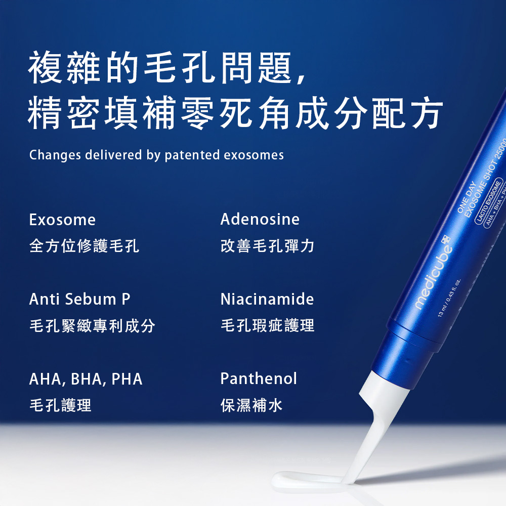 【台灣現貨】Medicube ZERO微針全效毛孔安瓶 25000ppm 緊緻毛孔 角質改善