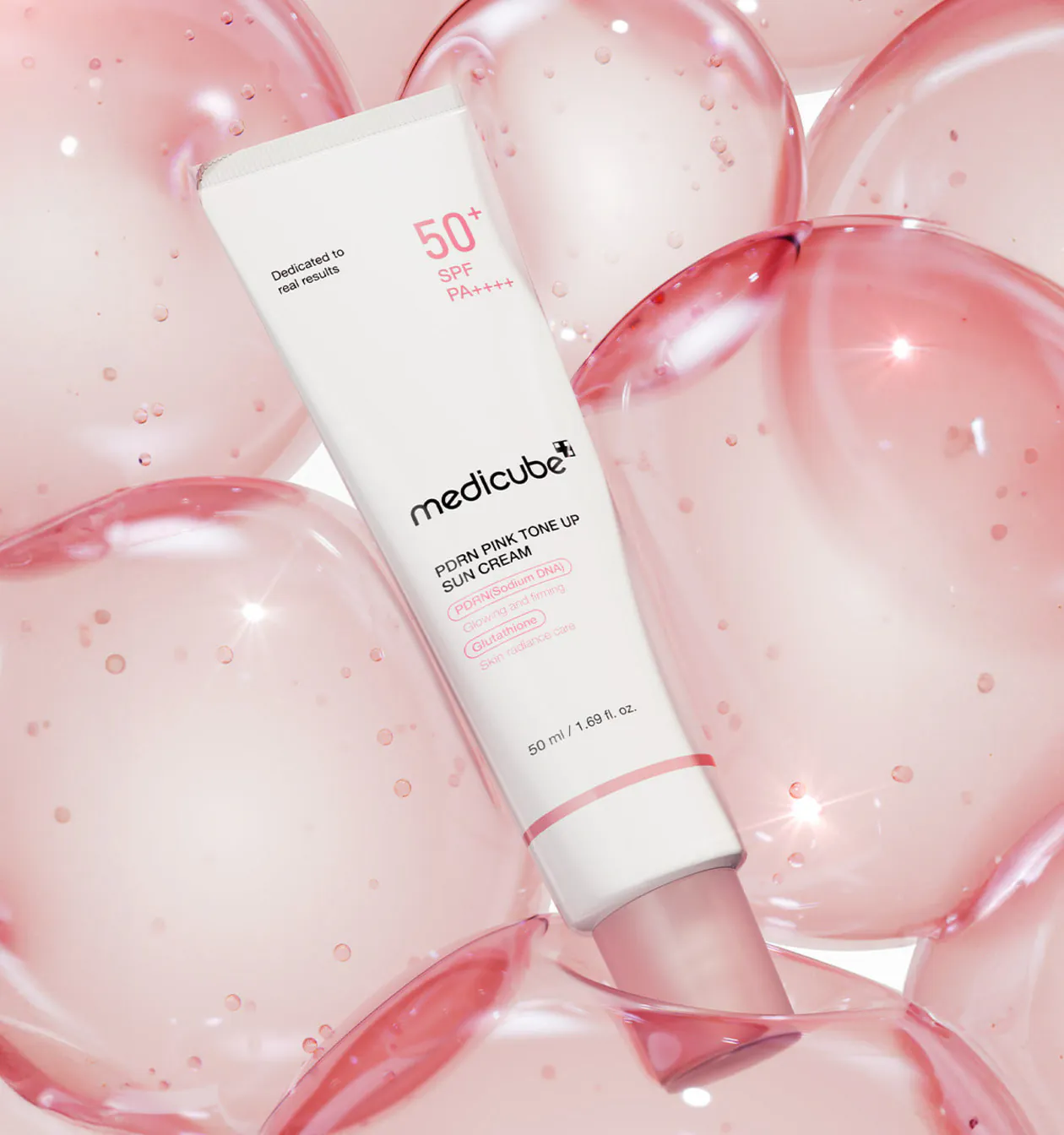 Medicube PDRN 粉紅亮澤防曬霜 SPF50+ PA++++【50ml+20ml兩隻裝】美白 提亮膚色 保濕