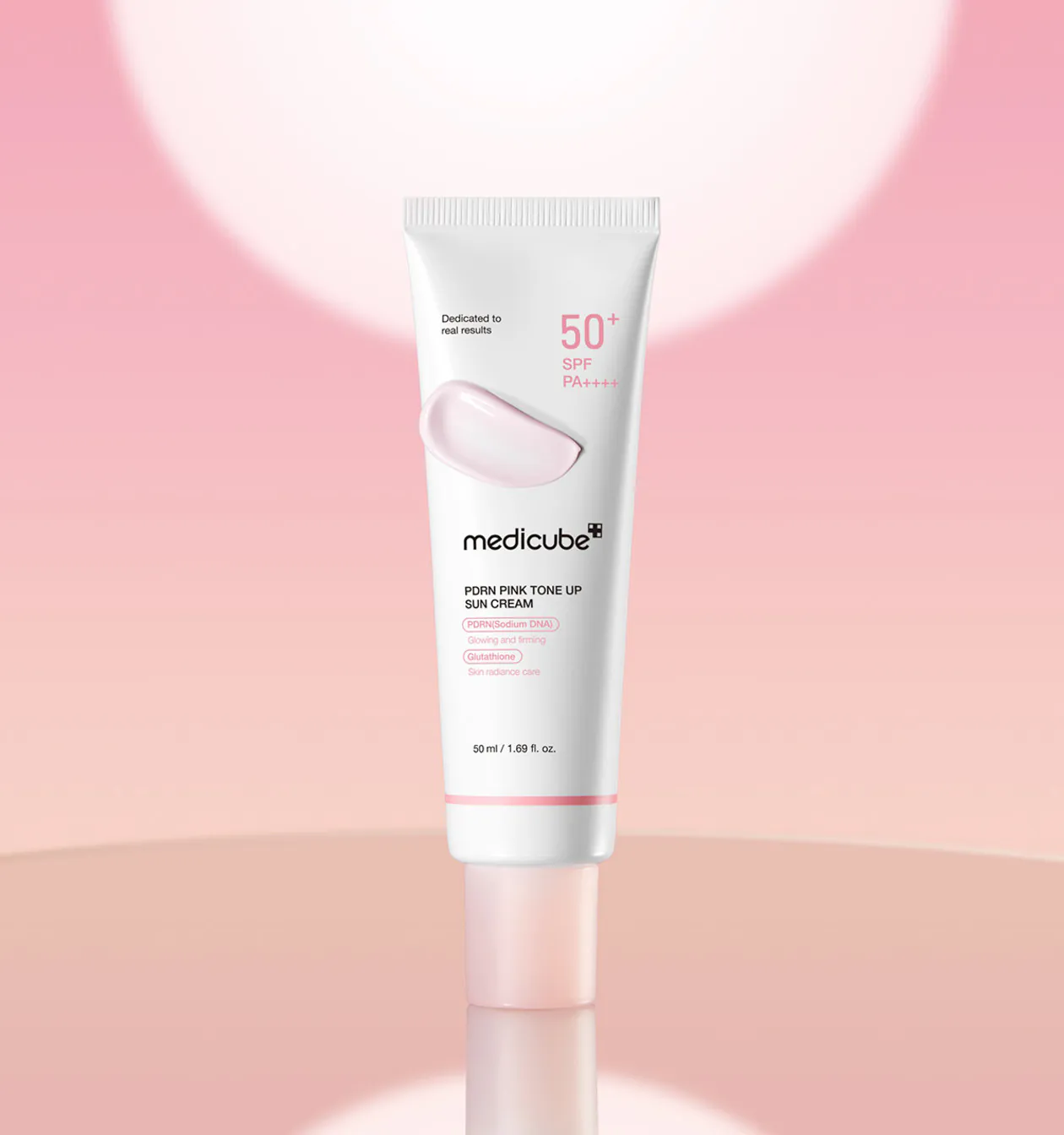 Medicube PDRN 粉紅亮澤防曬霜 SPF50+ PA++++【50ml+20ml兩隻裝】美白 提亮膚色 保濕