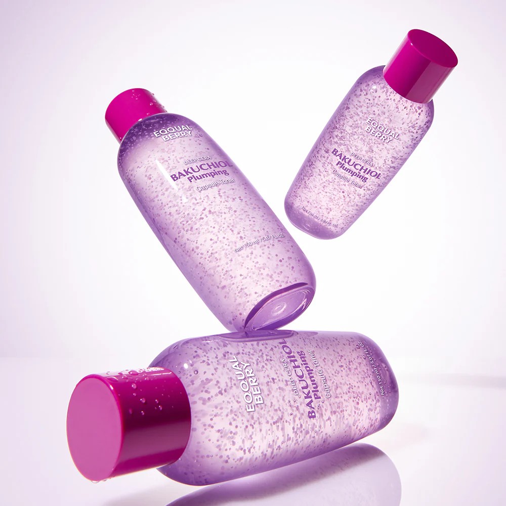 【台灣現貨】EQQUALBERRY 補骨脂酚豐盈膠囊爽膚水150ml 緊緻肌膚 長效保濕 彈潤肌膚 修護 溫和不刺激