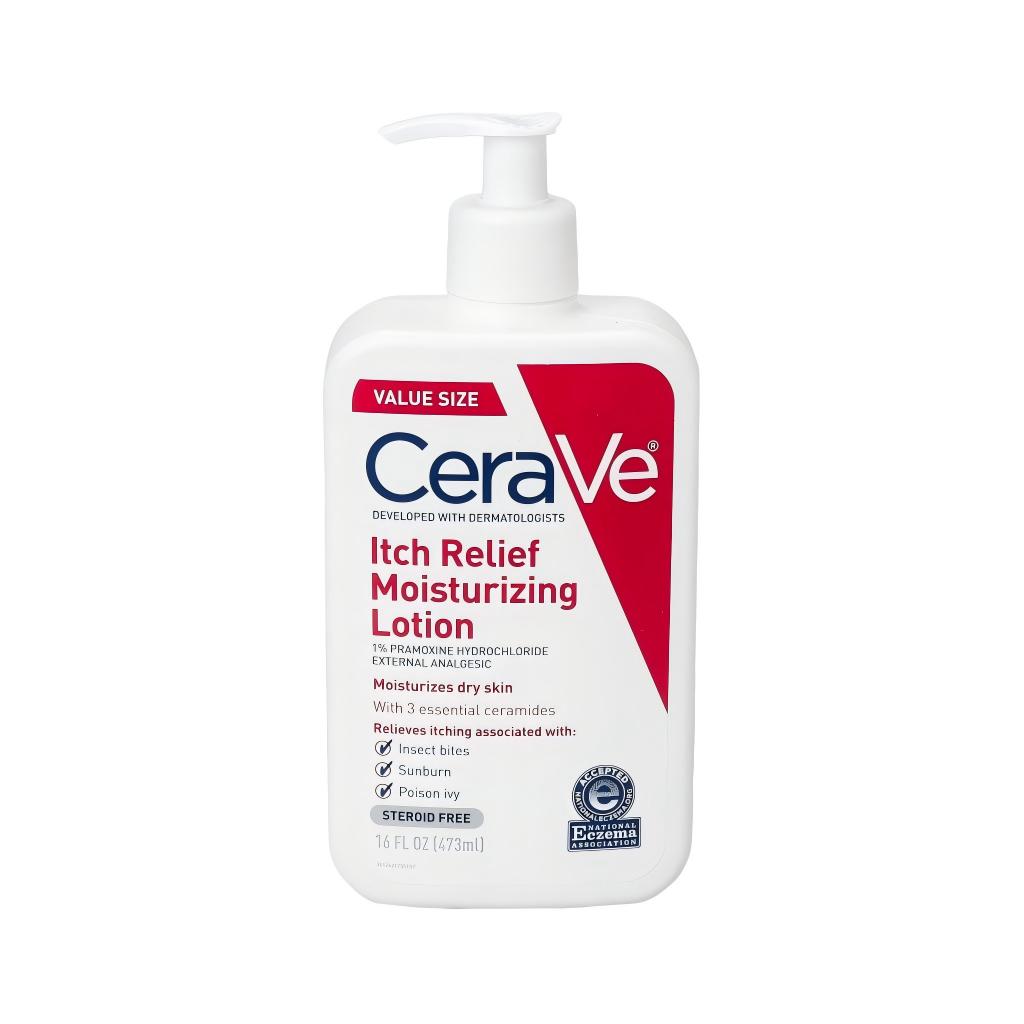 【台灣現貨】CeraVe Itch Relief 止癢保濕乳液 236ml/473ml 止癢 保濕 修護肌膚 緩解昆蟲叮