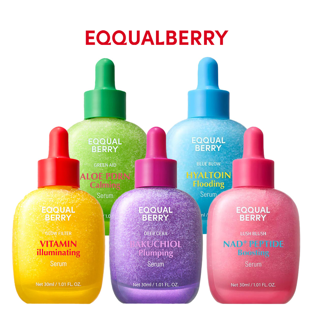 【台灣現貨】EQQUALBERRY 精華液30ml系列 舒緩 保濕 深層補水 修復肌膚 强化肌膚屏障 延緩老化 美白提亮
