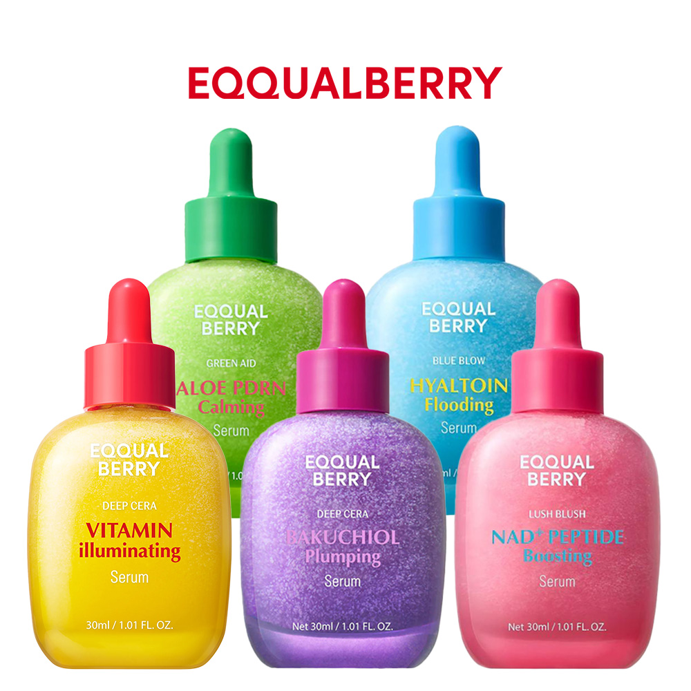 【台灣現貨】EQQUALBERRY 精華液30ml系列 舒緩 保濕 深層補水 修復肌膚 强化肌膚屏障 延緩老化 美白提亮