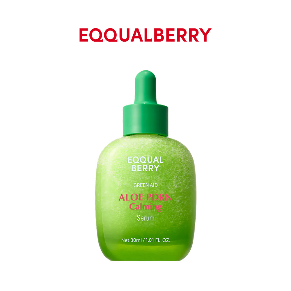 【台灣現貨】EQQUALBERRY 蘆薈PDRN保濕舒緩精華液30ml 快速舒緩 鎮靜肌膚 增強肌膚屏障