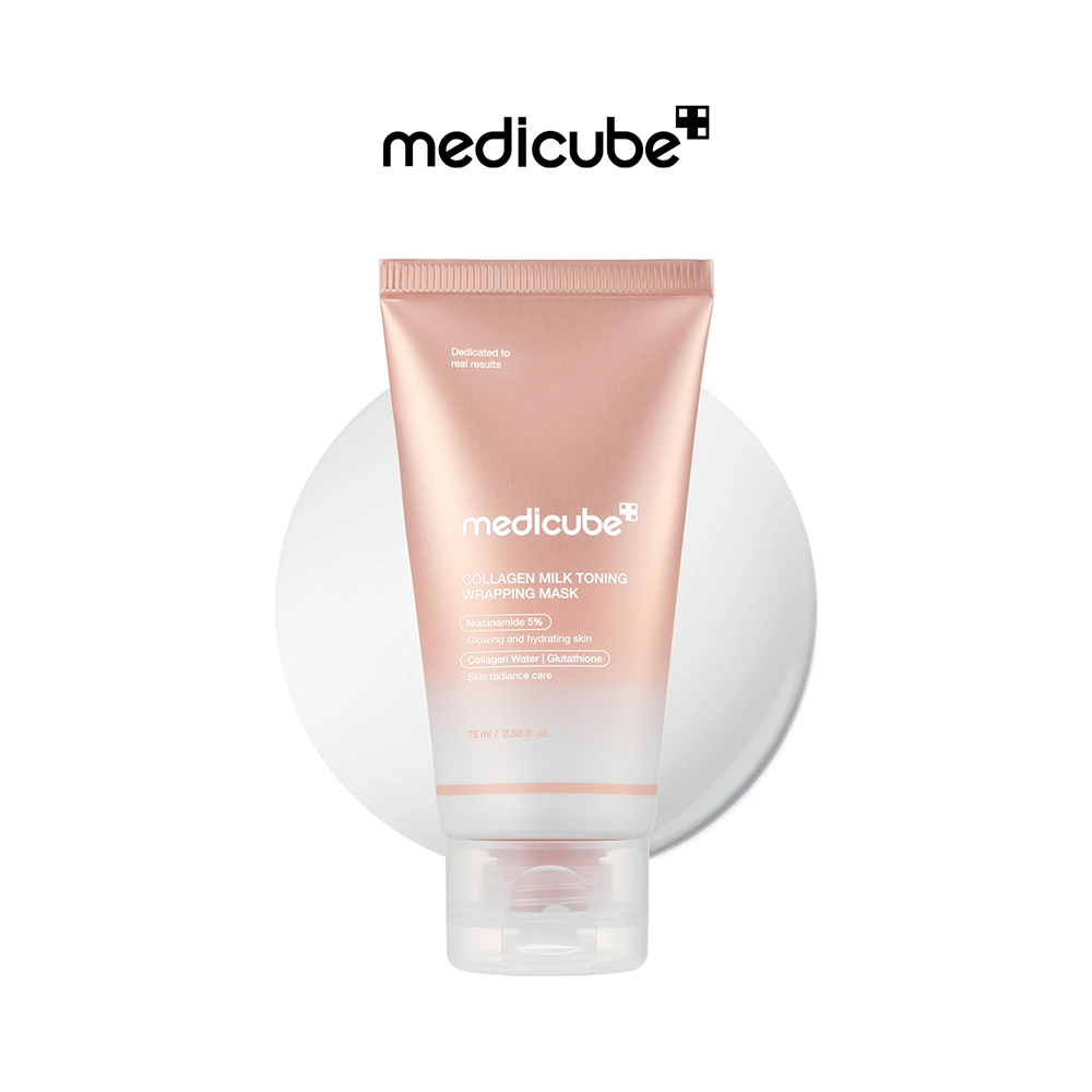 【台灣現貨】Medicube 膠原蛋白牛奶光澤日間撕拉面膜75ml 深層補水 提亮膚色 均勻膚色 柔滑肌膚