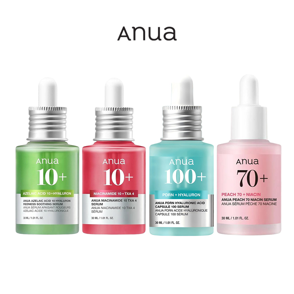 【台灣現貨】Anua精華液系列 美白 提亮 舒緩 保濕 控油 改善泛紅 敏感肌 精華液30ml