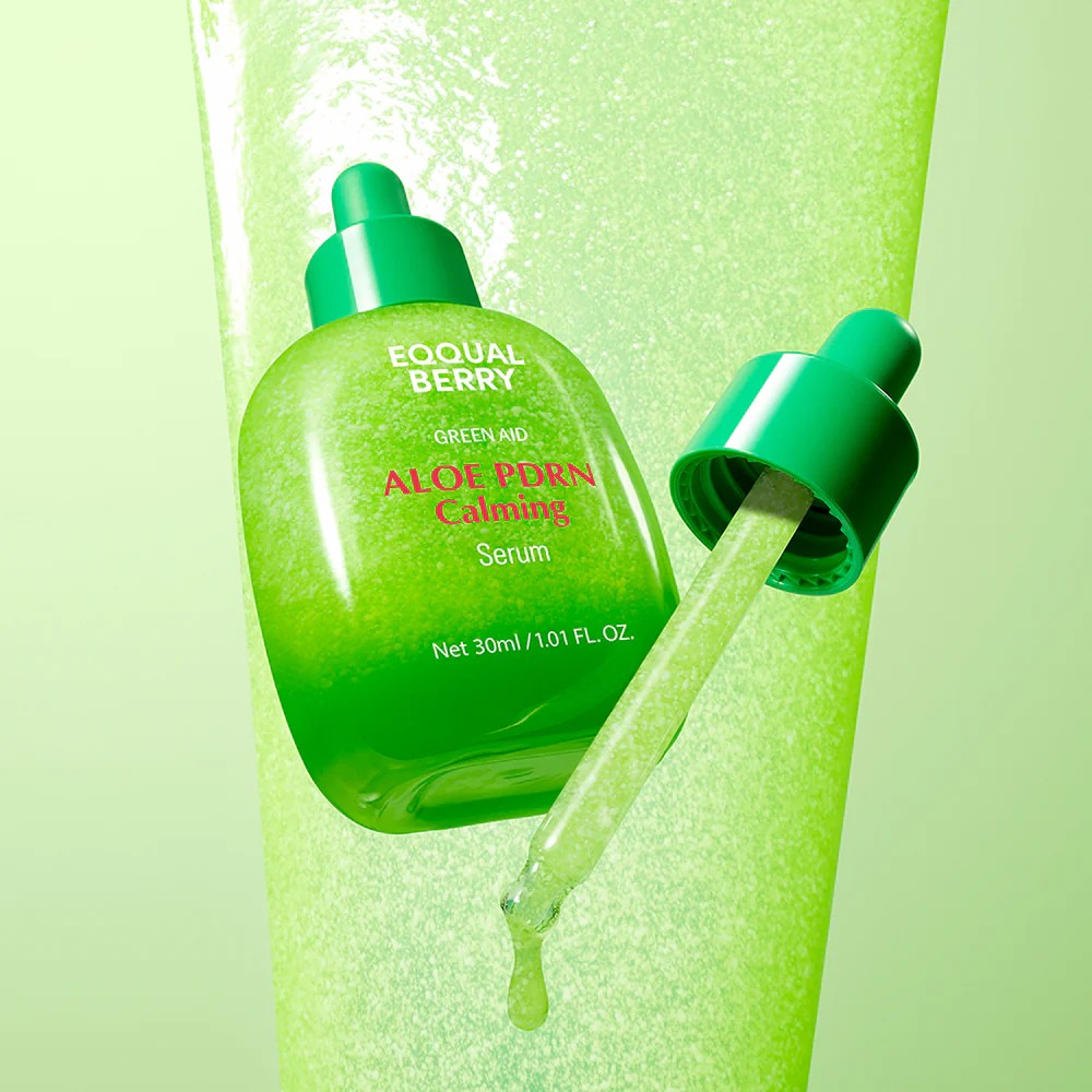 【台灣現貨】EQQUALBERRY 蘆薈PDRN保濕舒緩精華液30ml 快速舒緩 鎮靜肌膚 增強肌膚屏障
