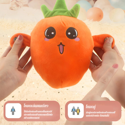 ตุ๊กตาดนตรีแบบโต้ตอบได้เปียโนจังหวะพ่อแม่และลูก