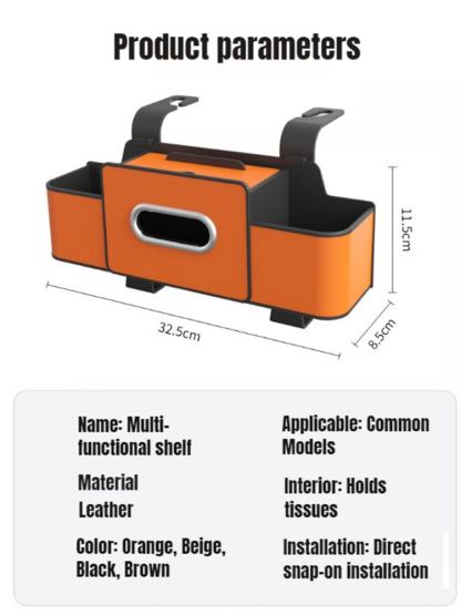 【Space-Saving】Car Multi-Function Backrest Storage Box