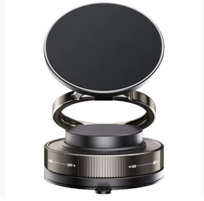 Vacuum adsorption strong magnetic mobile phone holder