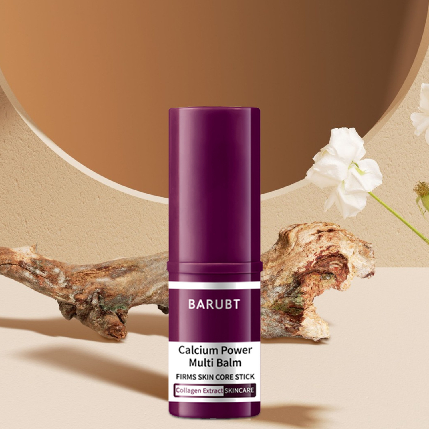 Wrinkle-lightening and firming eye cream stick