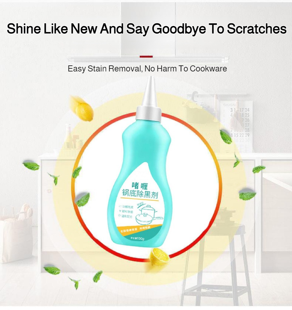 multifunction Pot bottom cleaner stain remover Deep Cleaning Removes Black Scale Without Hurting Kit