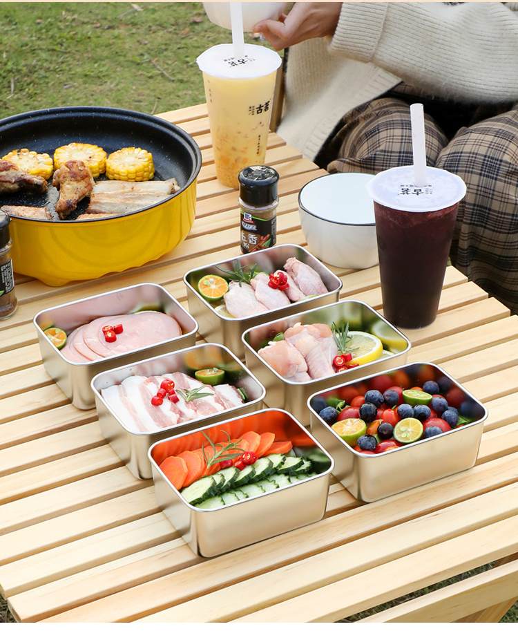 Stainless steel fresh-keeping box, sealed and fresh-keeping