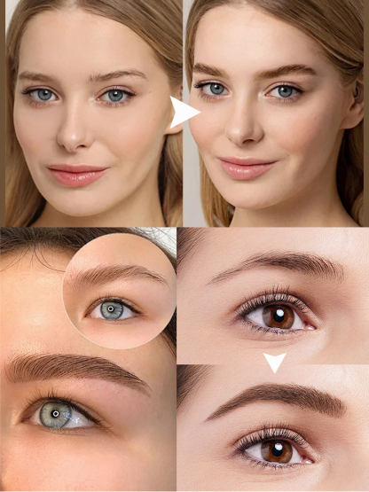 Long-lasting waterproof and smudge-proof liquid eyebrow tint