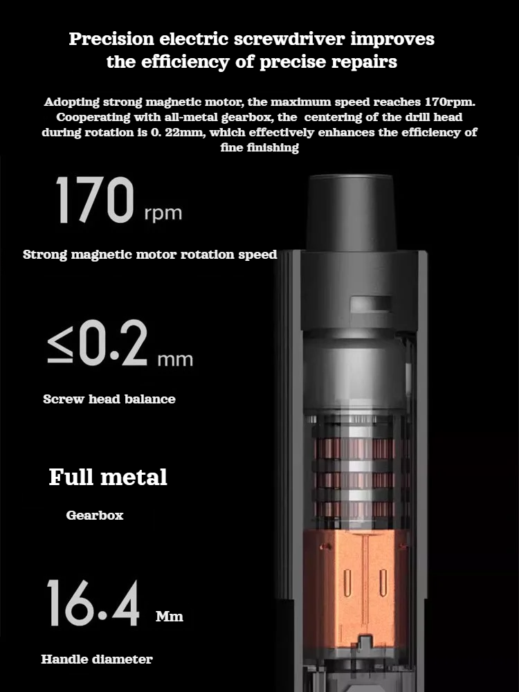Home Portable Micro Smart Multifunction Toolbox Rechargeable Screwdriver Set