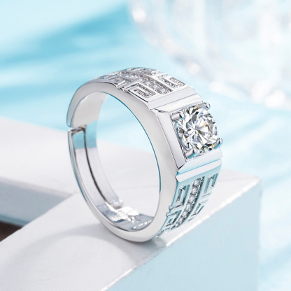 Flash Diamond Xiangyun Men's Ring