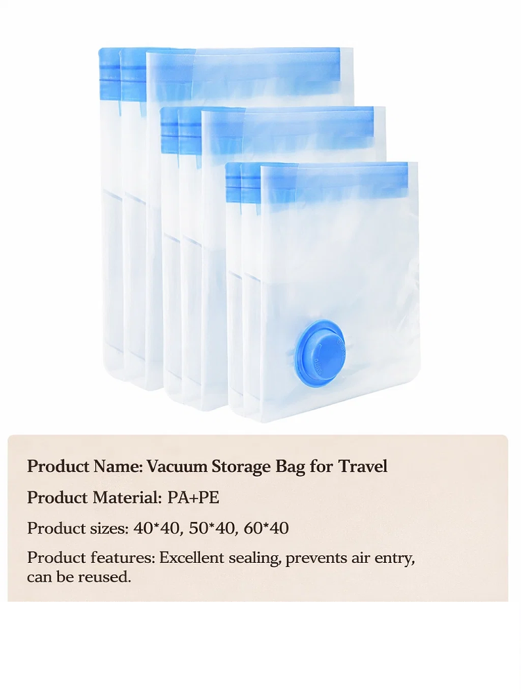 3 Seconds Fast Space-saving Vacuum Storage Bag