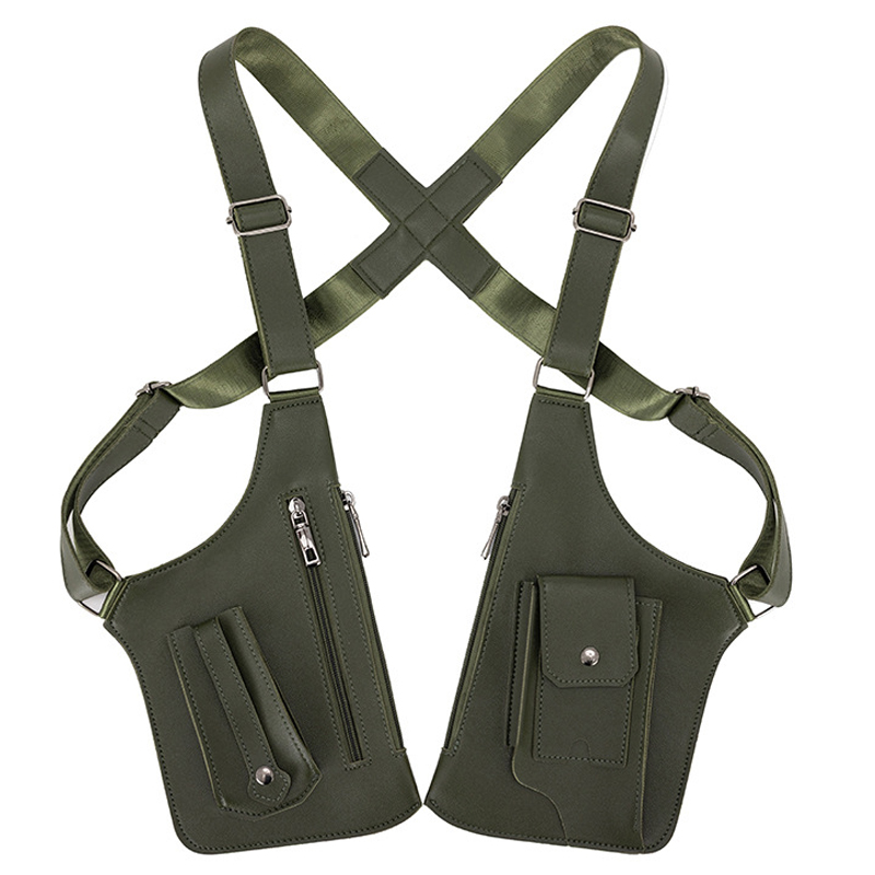 Men's Retro Crossbody Chest Bag