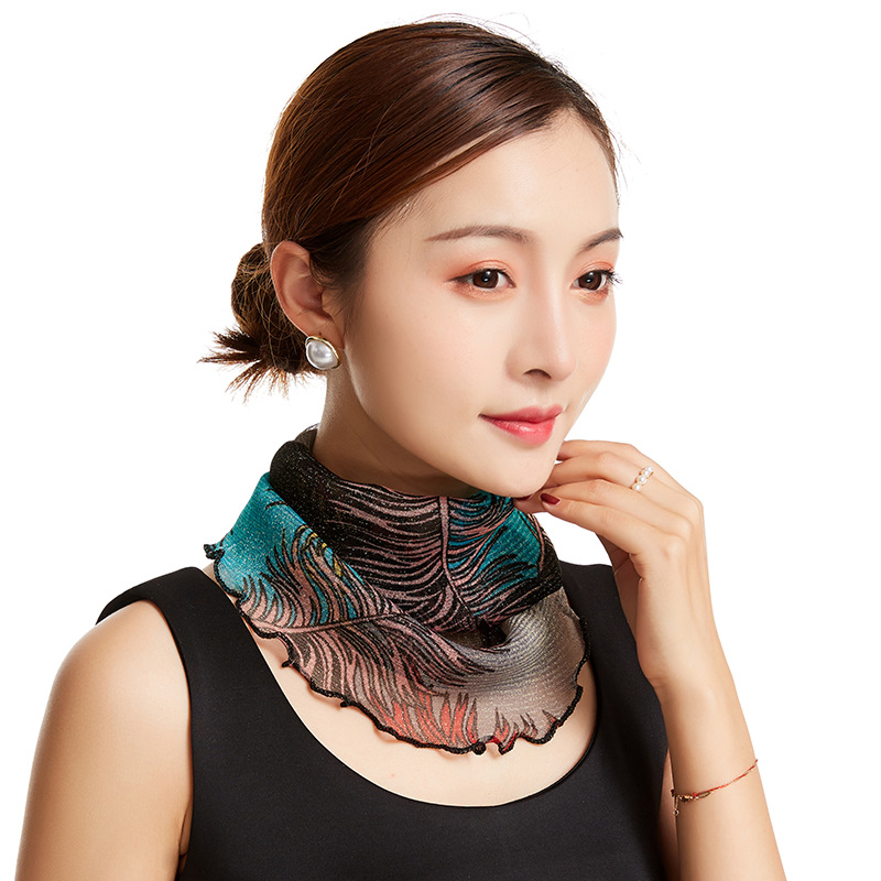Pullover Thin Sunshade Veil Scarf Neck Protection Scarf