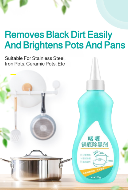 multifunction Pot bottom cleaner stain remover Deep Cleaning Removes Black Scale Without Hurting Kit