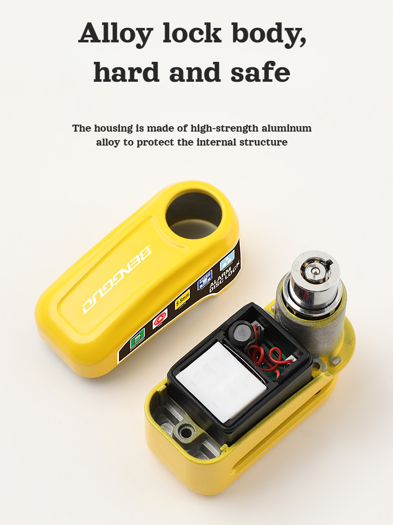 Electric car alloy brake disk locks antitheft equipment
