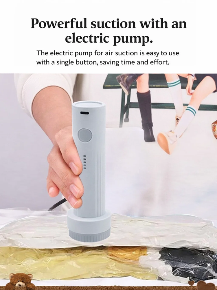 3 Seconds Fast Space-saving Vacuum Storage Bag