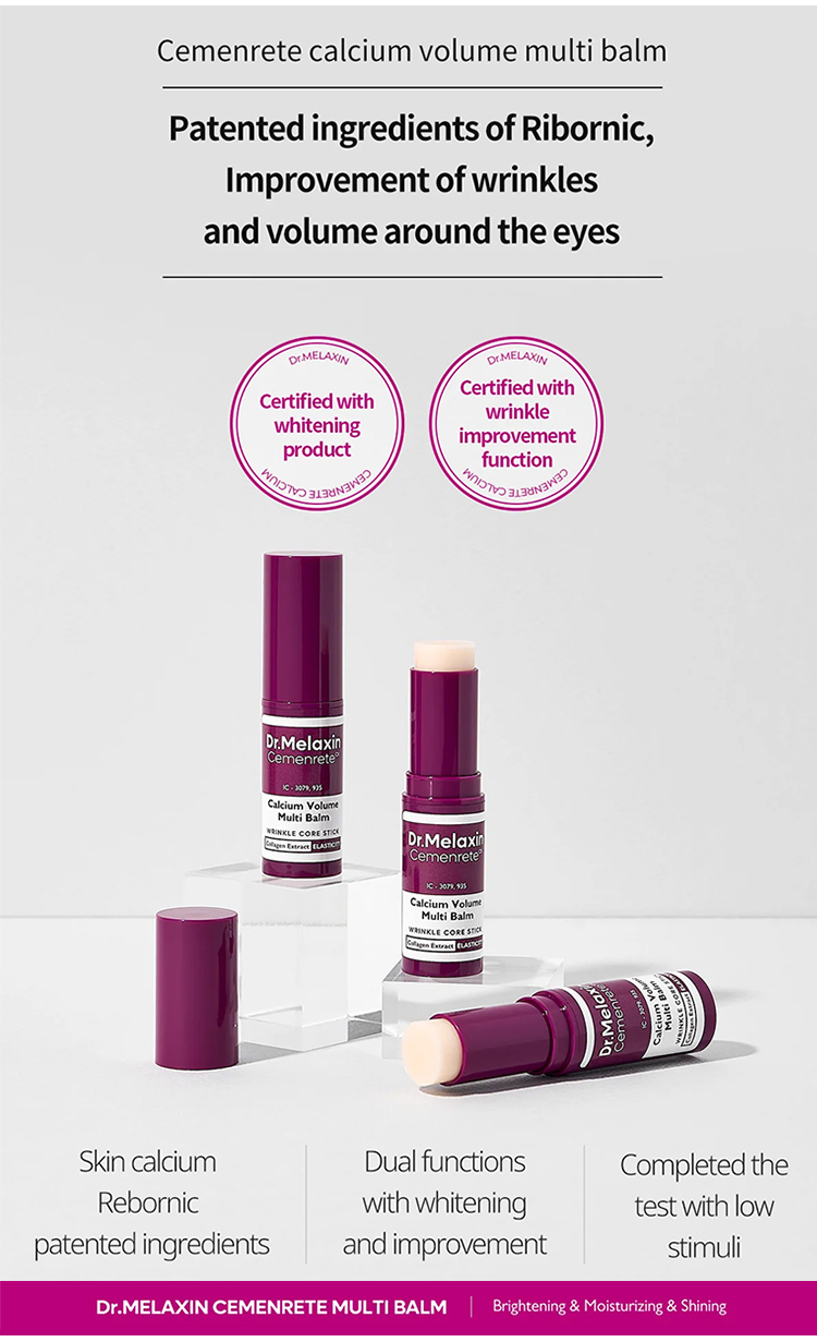 Wrinkle-lightening and firming eye cream stick