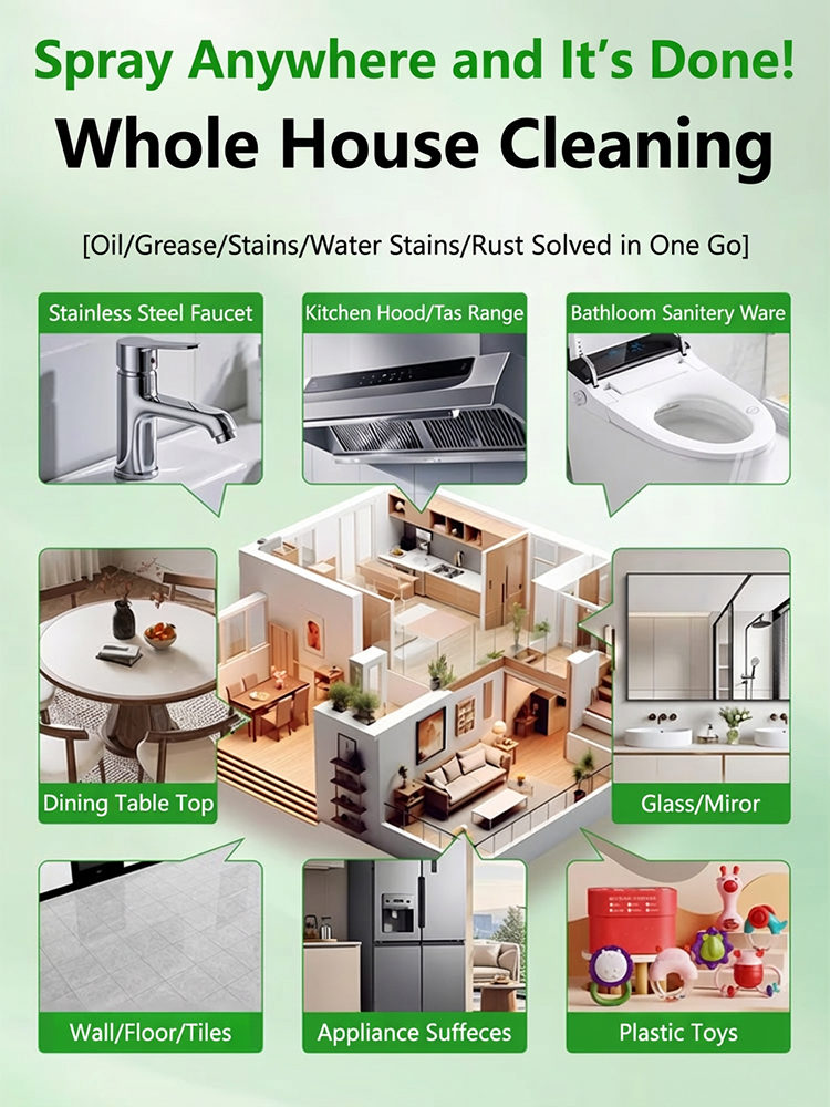 【Safe and Gentle】Whole House Multi-Purpose Cleaning Spray