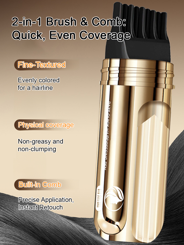 [Cover gray hair in three seconds] Quick hair styling pen