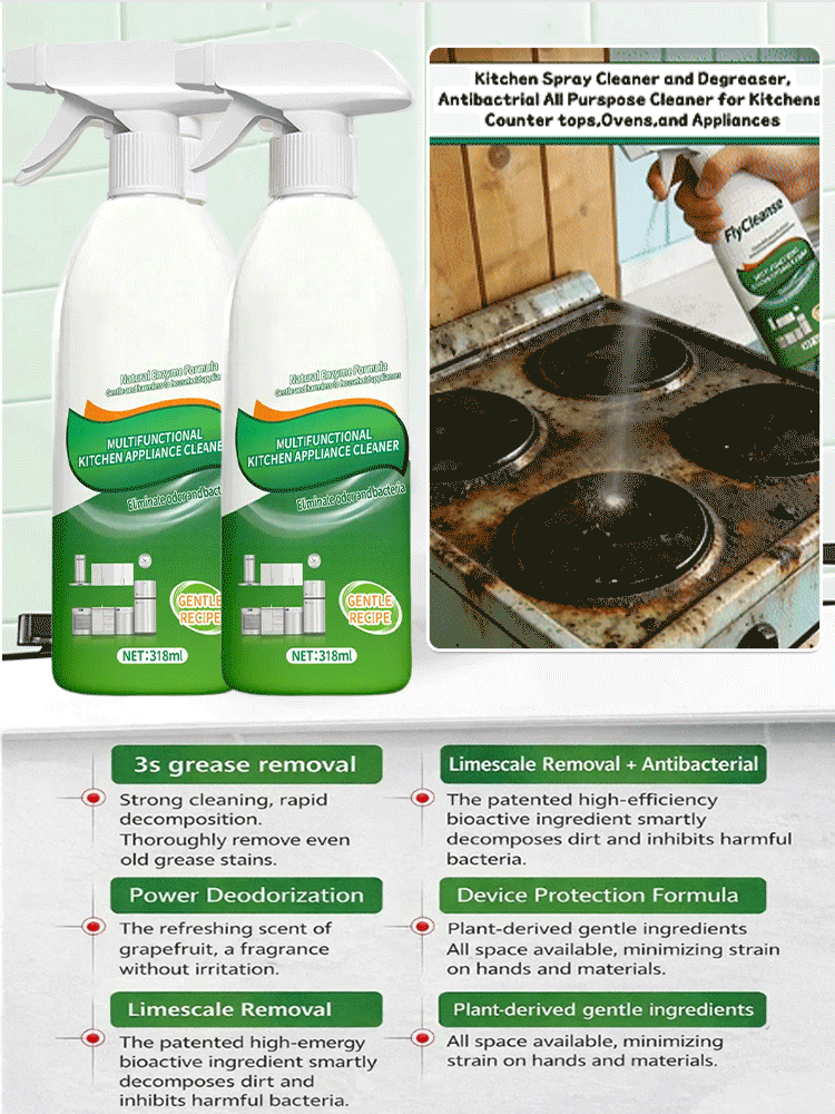 【Safe and Gentle】Whole House Multi-Purpose Cleaning Spray
