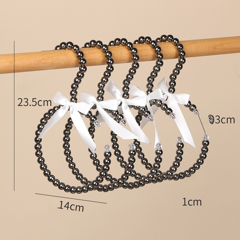 Light luxury pearl non-slip seamless coat and hat hook