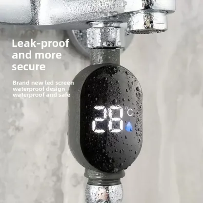 【0 electricity bill】Shower head LED temperature display