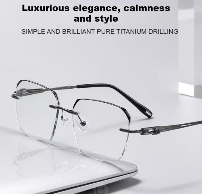 Ultra-light blue light blocking high-end reading glasses
