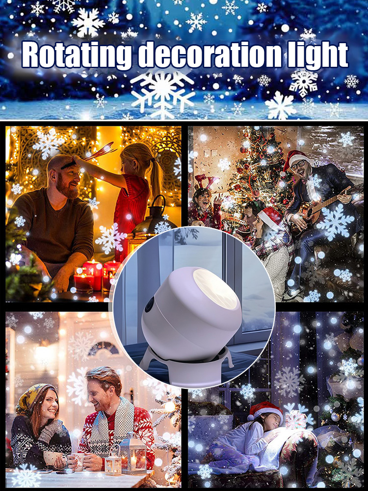 Colorful Rotating Festival Decorative Lights