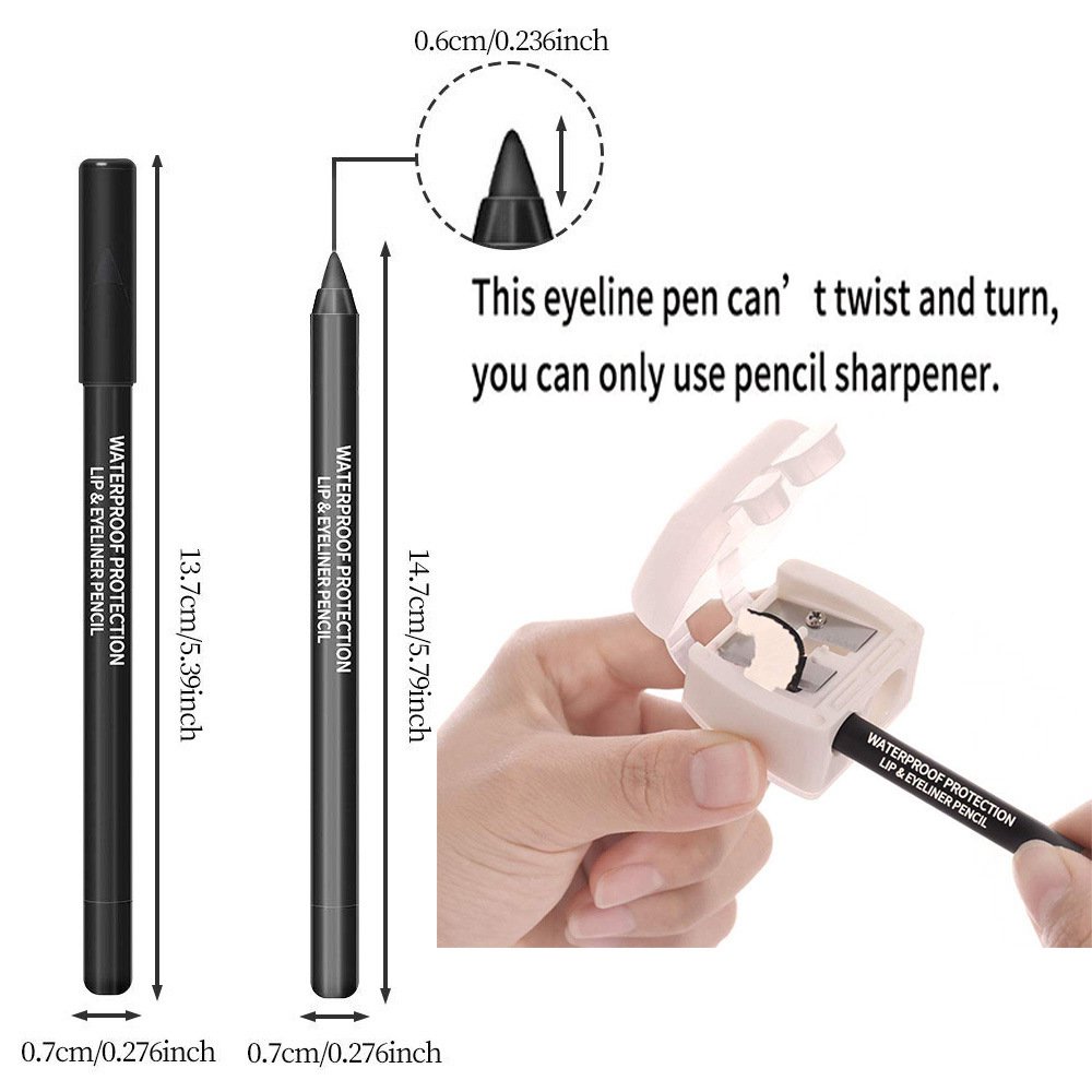 Waterproof highlighting eyeliner