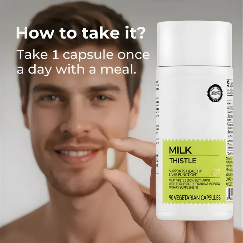 Milk Thistle Extract Liver Protection Capsules