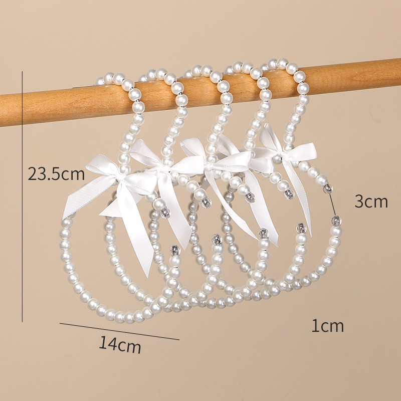 Light luxury pearl non-slip seamless coat and hat hook