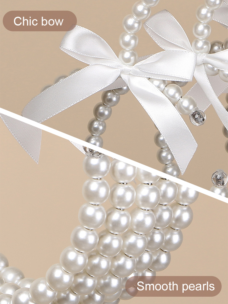 Light luxury pearl non-slip seamless coat and hat hook