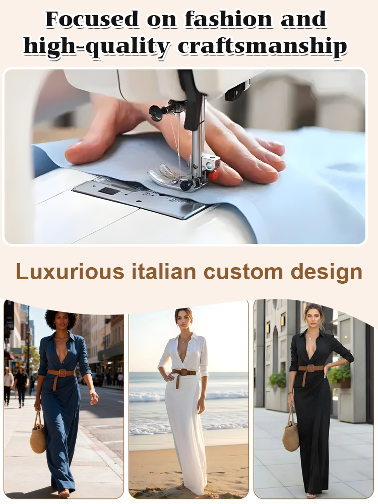 Elegant Asymmetrical Dress for Autumn