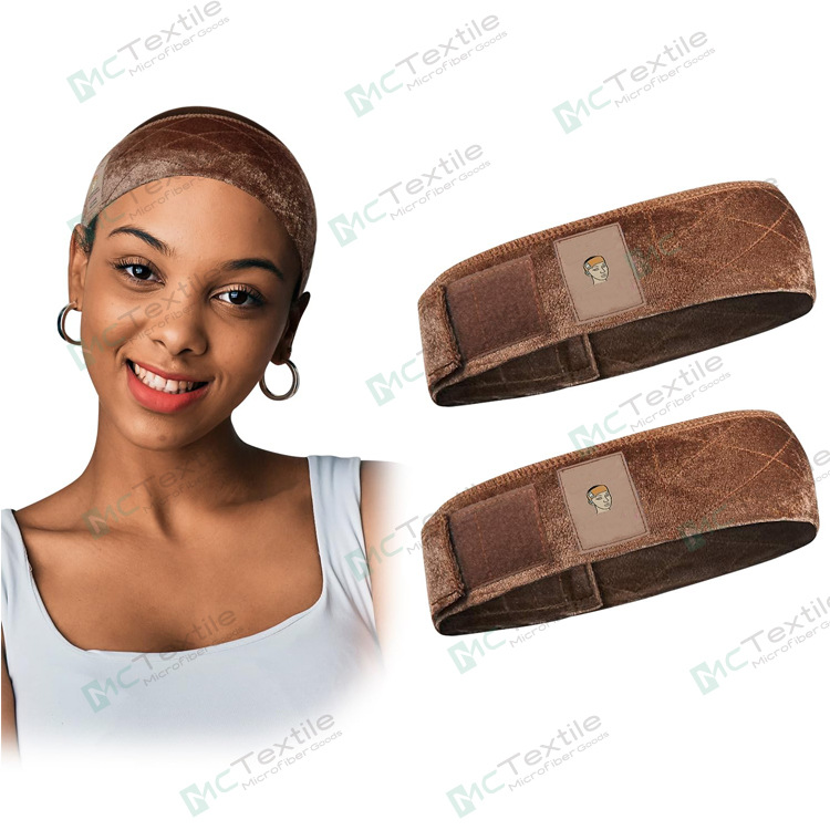 Adjustable forehead wig fixing strap