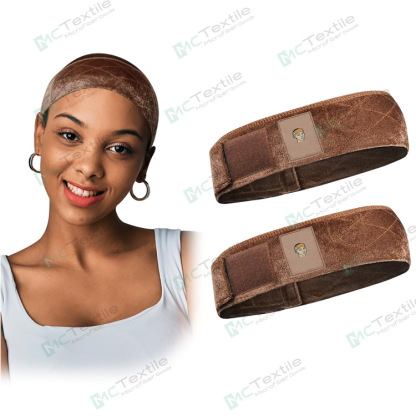 Adjustable forehead wig fixing strap